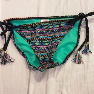 Colorful Printed Bathing Suit Bottoms